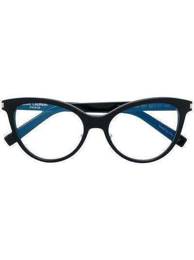 Saint Laurent Eyewear классические очки 'кошачий глаз' SL177