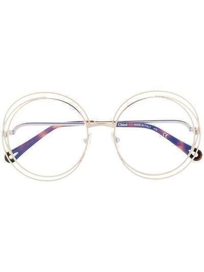 Chloé Eyewear очки с декоративной отделкой CE2152