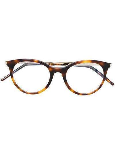 Saint Laurent Eyewear круглые очки SL268
