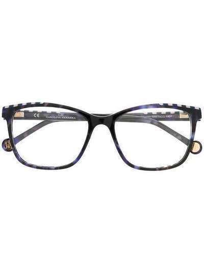 Ch Carolina Herrera очки с принтом в полоску на оправе VHE803V