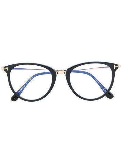 Tom Ford Eyewear очки в круглой оправе FT5640B