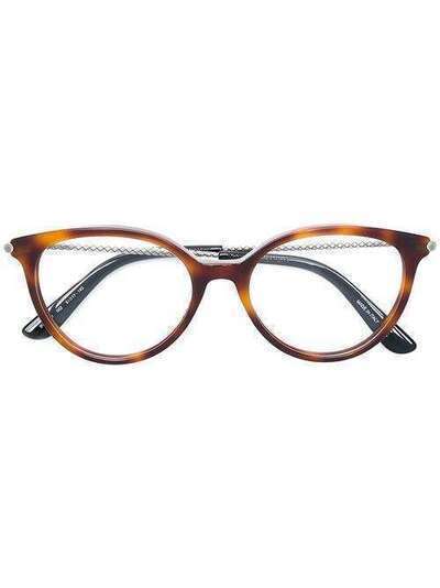 Bottega Veneta Eyewear очки в оправе с эффектом черепашьего панциря BV0199O