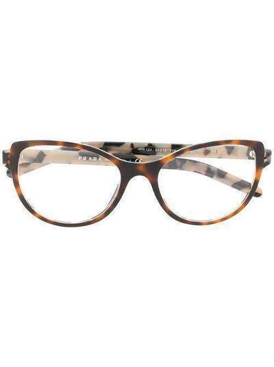 Prada Eyewear очки в оправе черепаховой расцветки VPR12V