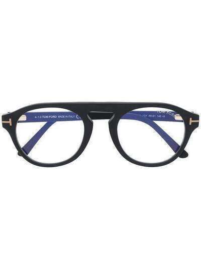 Tom Ford Eyewear очки со съемными затемненными линзами FT5533BV