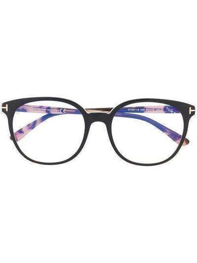 Tom Ford Eyewear очки в круглой оправе TF5671B