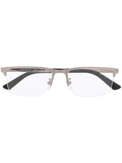 Gucci Eyewear очки в полуободковой оправе GG0694O003