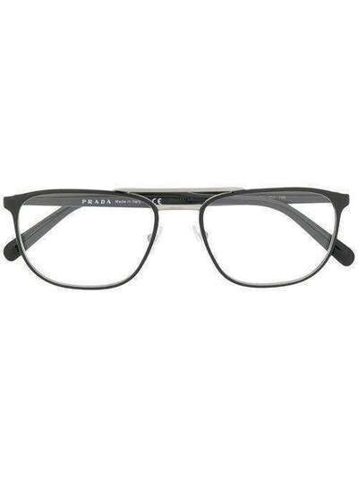 Prada Eyewear очки в квадратной оправе PR54XV