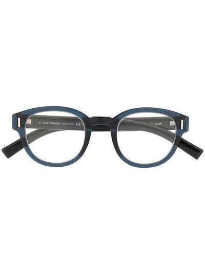 Dior Eyewear очки Fraction в круглой оправе DIORFRACTIONO3
