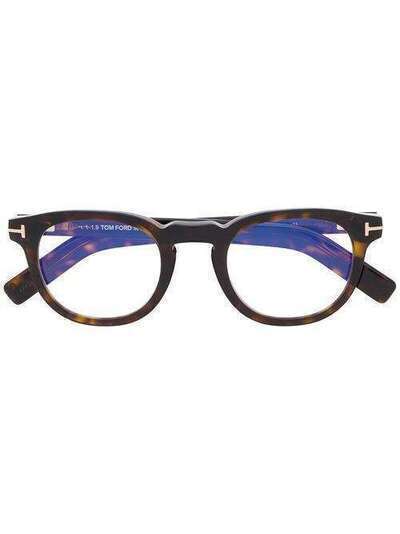 Tom Ford Eyewear очки в круглой оправе FT5629B48052
