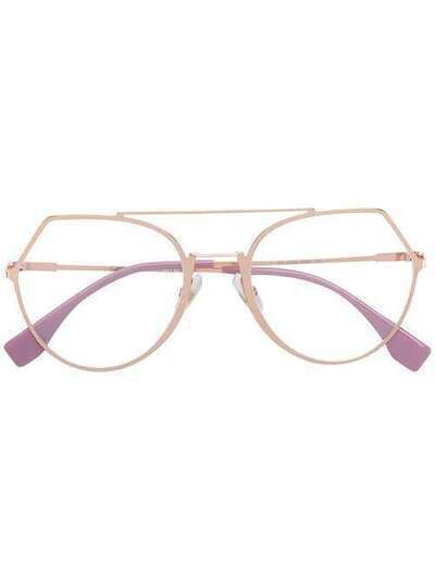 Fendi Eyewear очки-авиаторы FF0329