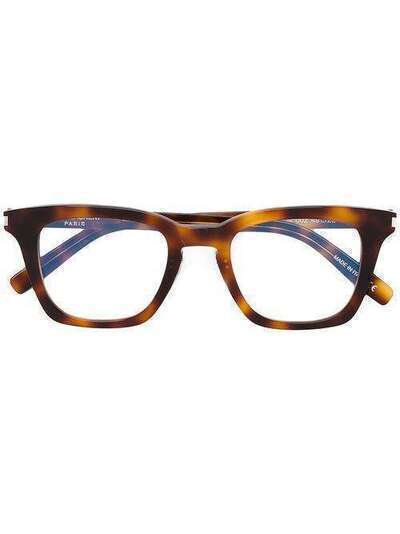 Saint Laurent Eyewear очки с квадратной оправой SL139FSLIM