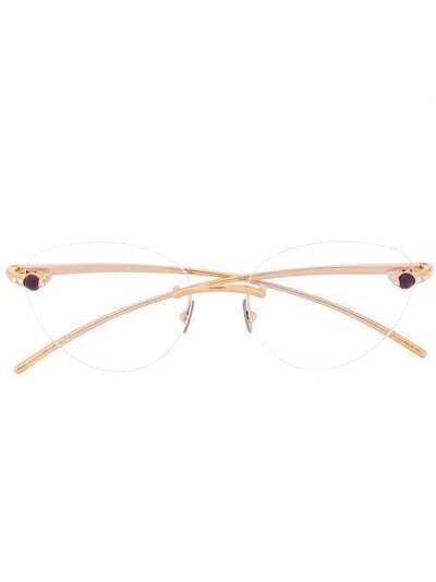 Pomellato Eyewear очки с линзами формы 'кошачий глаз' PM0070O