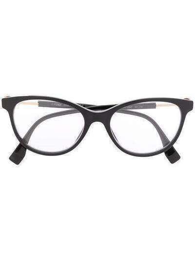Fendi Eyewear очки в оправе 'кошачий глаз' FF0347807