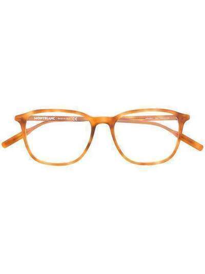 Montblanc очки в оправе черепаховой расцветки MB0085O