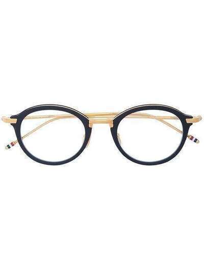 Thom Browne Eyewear круглые очки TB110