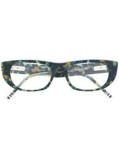 Thom Browne Eyewear очки в прямоугольной оправе TBX417