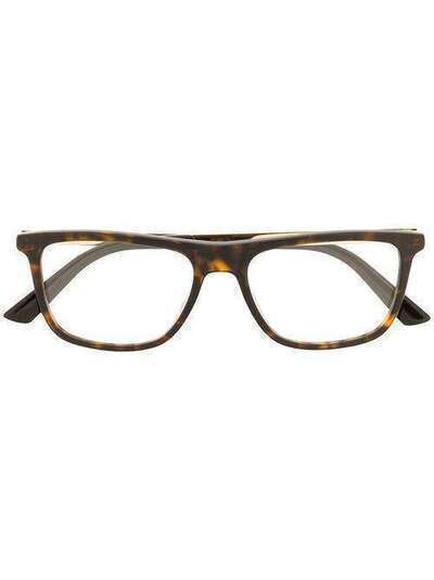 Gucci Eyewear солнцезащитные очки черепаховой расцветки GG0691O002