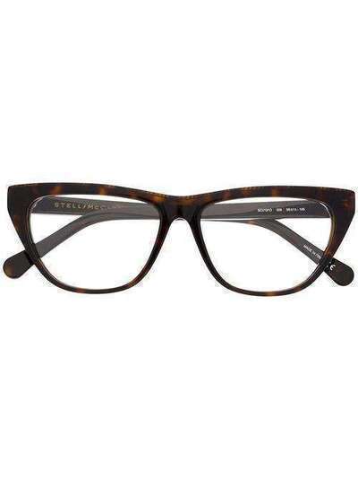Stella McCartney Eyewear солнцезащитные очки в оправе 'кошачий глаз' SC0191O