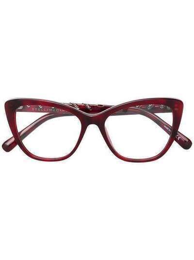 Stella McCartney Eyewear очки в оправе формы кошачий глаз SC0164O