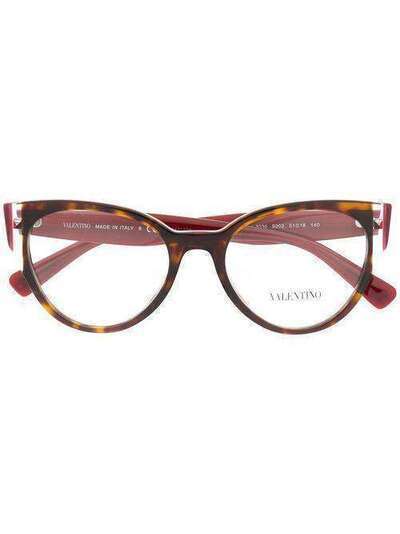 Valentino Eyewear очки в оправе 'кошачий глаз' VA3030