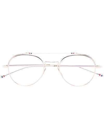 Thom Browne Eyewear очки в круглой оправе TBX9124901