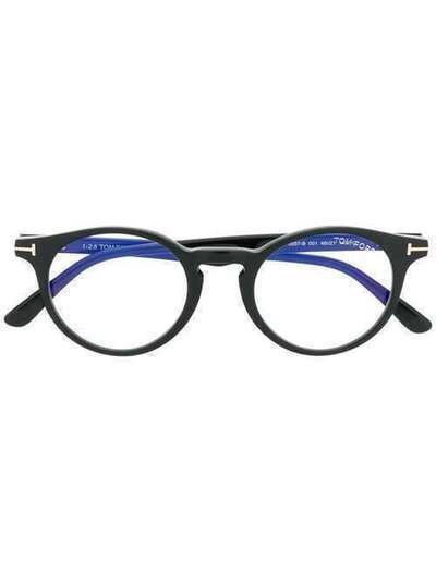 Tom Ford Eyewear очки в круглой оправе TF5557B
