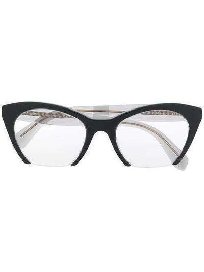 Miu Miu Eyewear очки в оправе 'кошачий глаз' 0MU03QVH5X1O151