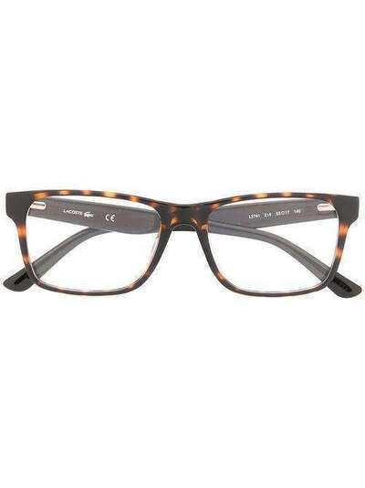 Lacoste очки в квадратной оправе черепаховой расцветки L2741