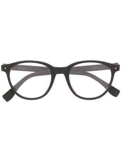 Fendi Eyewear очки в круглой оправе FFM0019