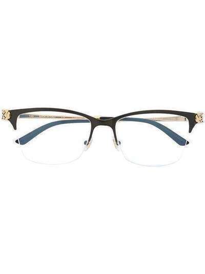 Cartier Eyewear очки Panthère в прямоугольной оправе CT0211O