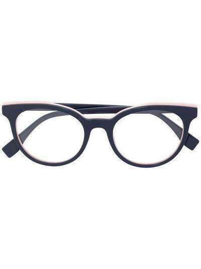 Fendi Eyewear очки в круглой оправе FF0249