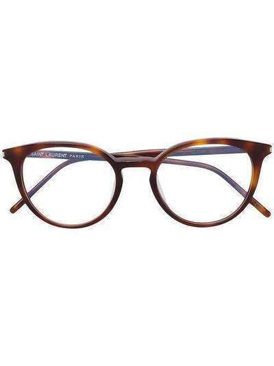 Saint Laurent Eyewear очки в круглой оправе SL238F