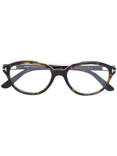 Tom Ford Eyewear очки в круглой оправе TF5412