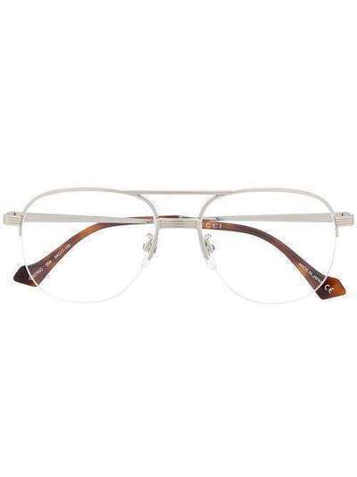 Gucci Eyewear очки в овальной оправе GG0745O004