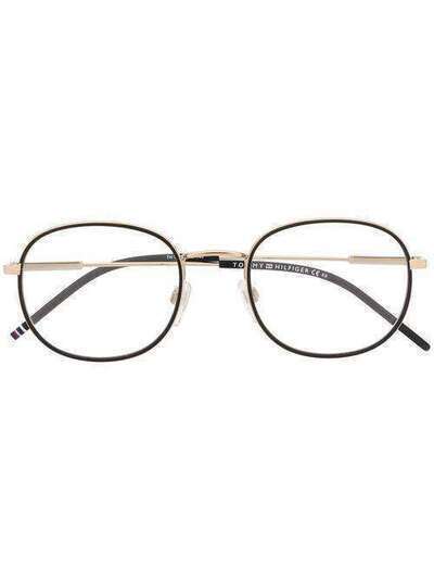 Tommy Hilfiger очки в металлической круглой оправе TH1726