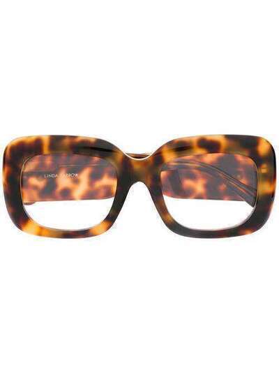 Linda Farrow массивные очки в квадратной оправе LFL995