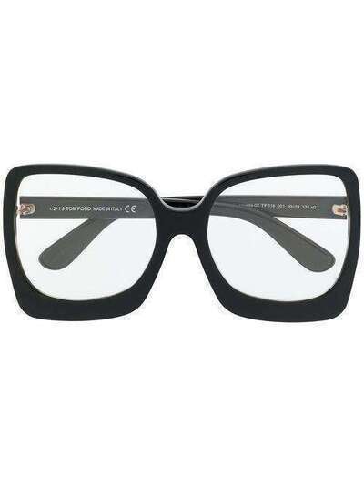 Tom Ford Eyewear очки в массивной квадратной оправе TF618