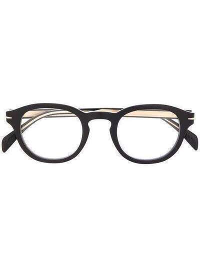 DAVID BECKHAM EYEWEAR очки в прямоугольной оправе DB7017