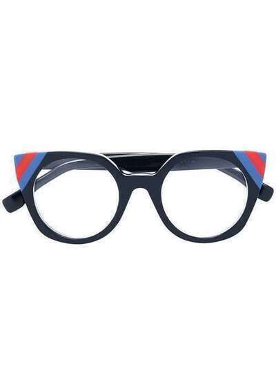 Fendi Eyewear очки в оправе формы 'кошачий глаз' FF0246