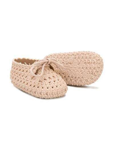 Mini Melissa woven crib shoes 32330