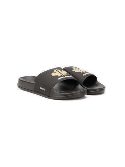 Dsquared2 Kids шлепанцы Sport Maple Leaf DY0003TP3087