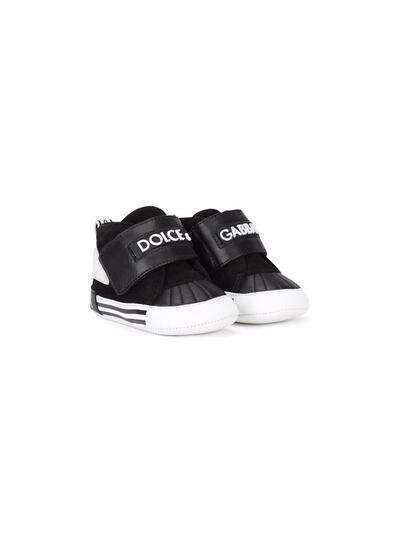 Dolce & Gabbana Kids высокие кроссовки с логотипом