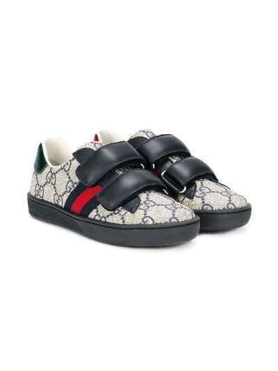 Gucci Kids кроссовки с узором 'GG' 4630919C220