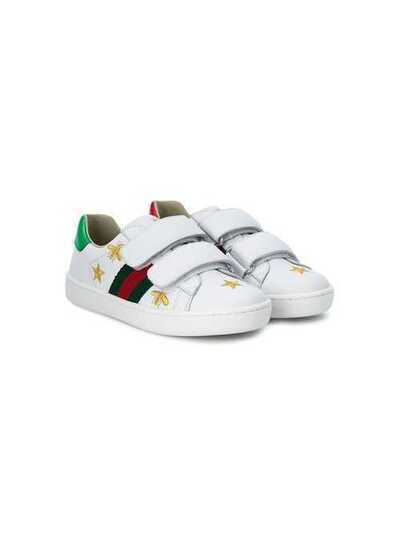 Gucci Kids кроссовки с вышивкой 5044990II40