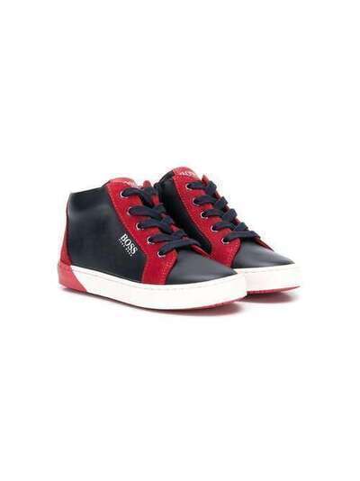 Boss Kids lace up high top sneakers J09120849