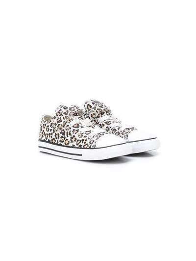 Converse Kids кеды с леопардовым принтом 766298C