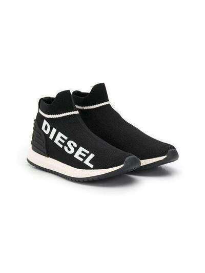 Diesel Kids кроссовки с логотипом BY0134P0338