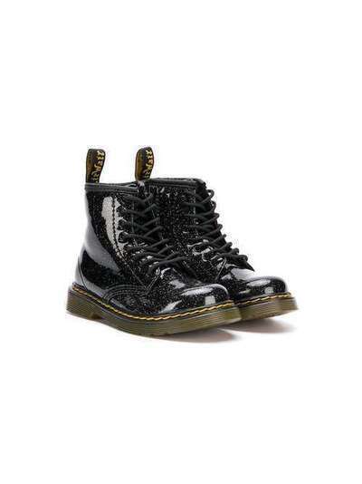 Dr. Martens Kids ботинки на шнуровке с блестками 2429001