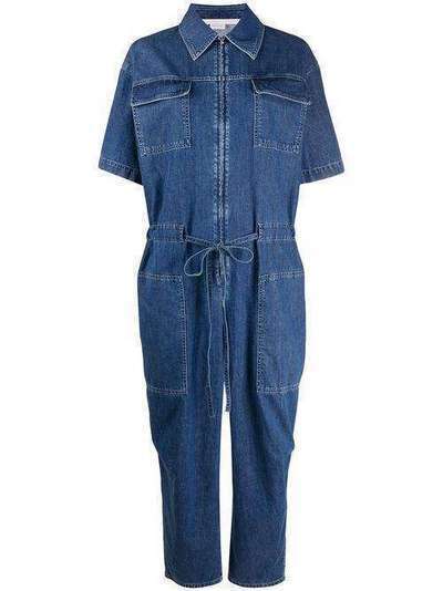 Stella McCartney джинсовый комбинезон с короткими рукавами 600930SNH91