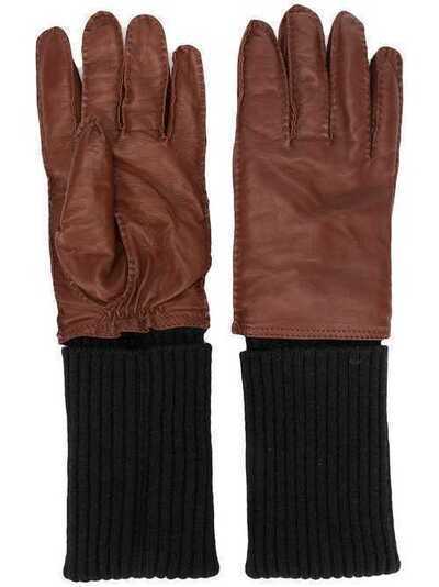 Ami Paris перчатки с эластичными вставками H19A300370